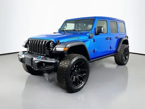 Blue 2024 Jeep Wrangler Willys 4xe for sale in Bel Air, MD