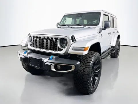 Silver 2024 Jeep Wrangler Sahara 4xe for sale in Bel Air, MD