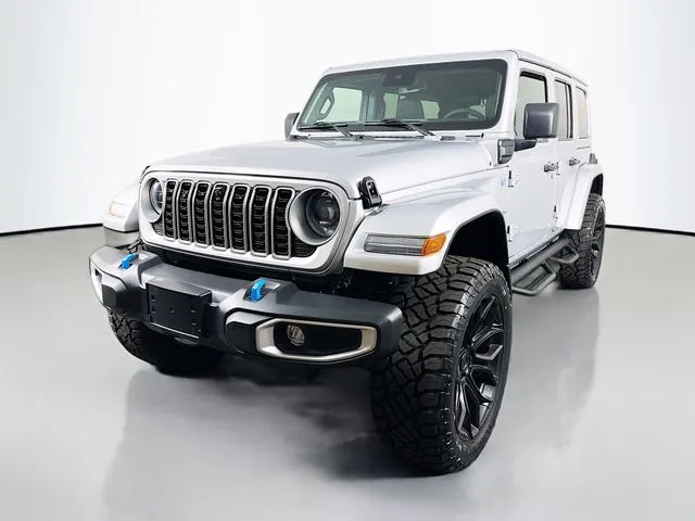 Silver 2024 Jeep Wrangler Sahara 4xe for sale in Bel Air, MD