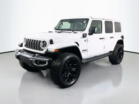 White 2025 Jeep Wrangler Sahara 4xe for sale in Bel Air, MD