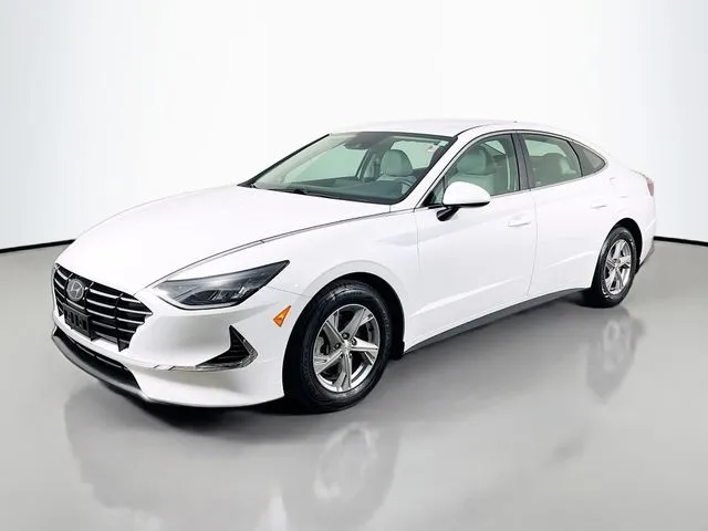 White 2021 Hyundai Sonata SE for sale in Bel Air, MD