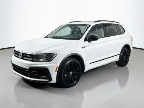 White 2021 Volkswagen Tiguan 2.0T SE R-Line Black for sale in Bel Air, MD