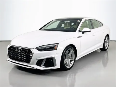 White 2021 Audi A5 45 S line Premium for sale in Bel Air, MD