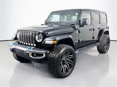 Black 2023 Jeep Wrangler Sahara 4xe for sale in Bel Air, MD