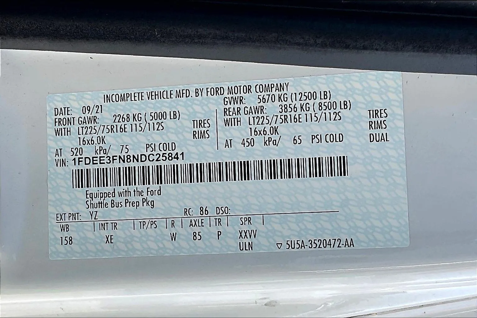 2022 Ford E-Series Cutaway Base - Photo 13
