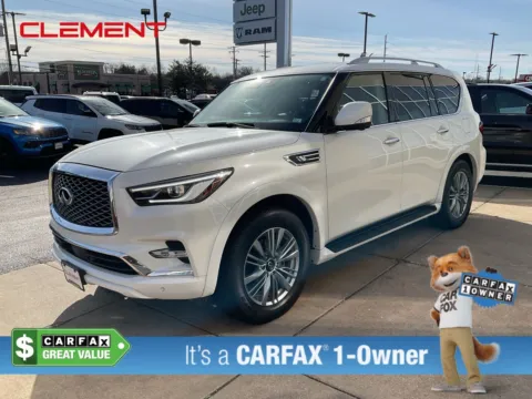 White 2024 INFINITI QX80 LUXE for sale in Florissant, MO
