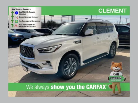White 2024 INFINITI QX80 LUXE for sale in Florissant, MO