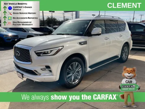 White 2024 INFINITI QX80 LUXE for sale in Florissant, MO