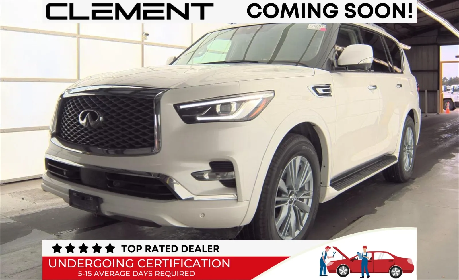 White 2024 INFINITI QX80 LUXE for sale in Florissant, MO