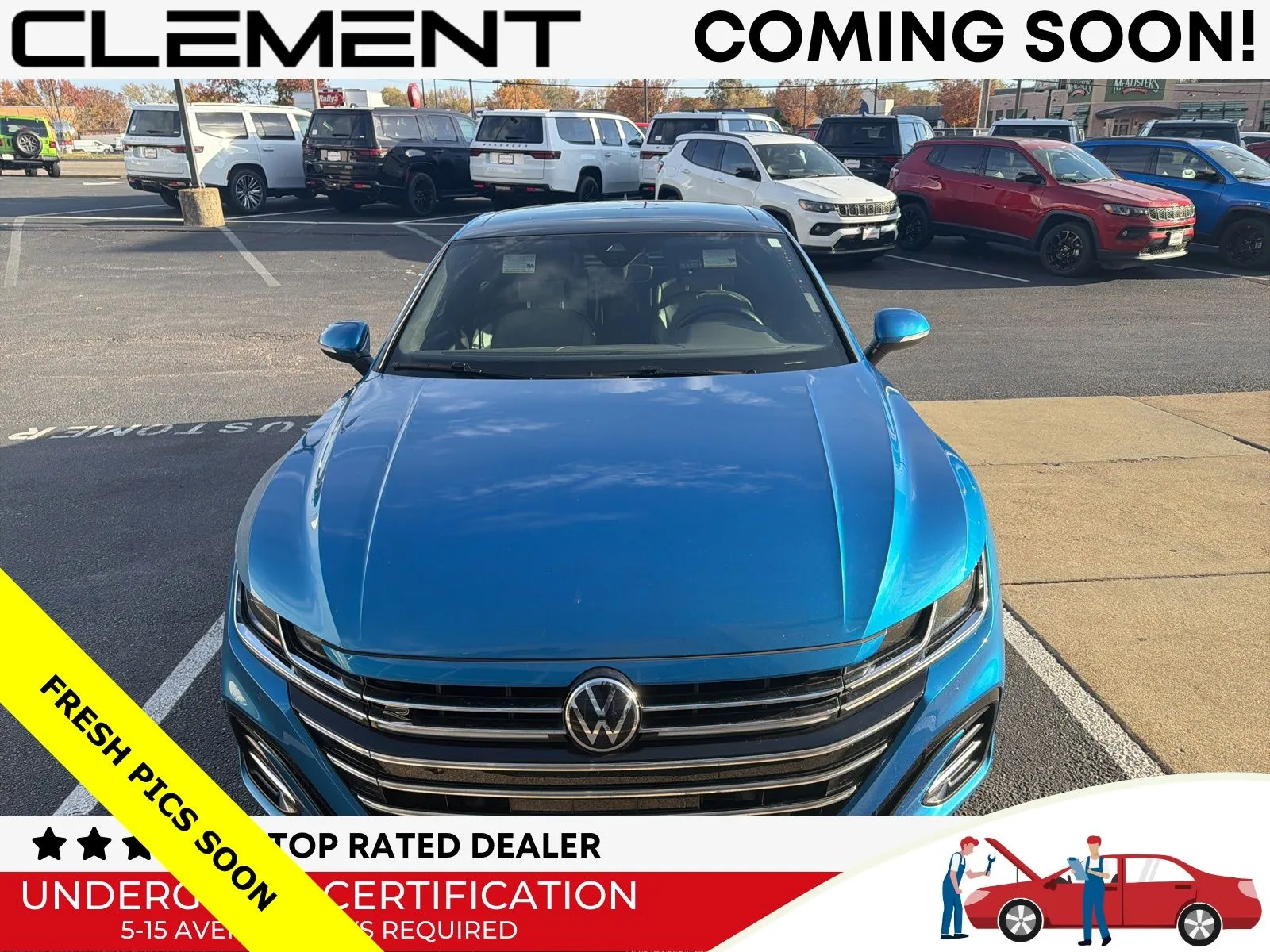 Blue 2023 Volkswagen Arteon 2.0T SEL R-Line for sale in Florissant, MO