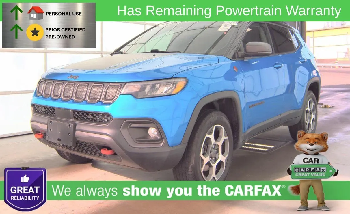 Blue 2022 Jeep Compass Trailhawk for sale in Florissant, MO