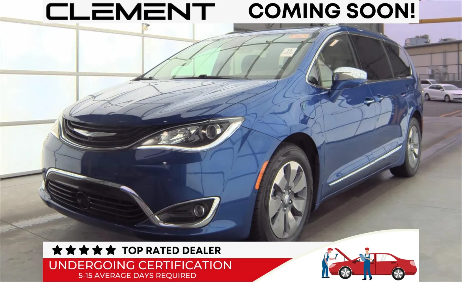 Blue 2019 Chrysler Pacifica Hybrid Limited for sale in Florissant, MO