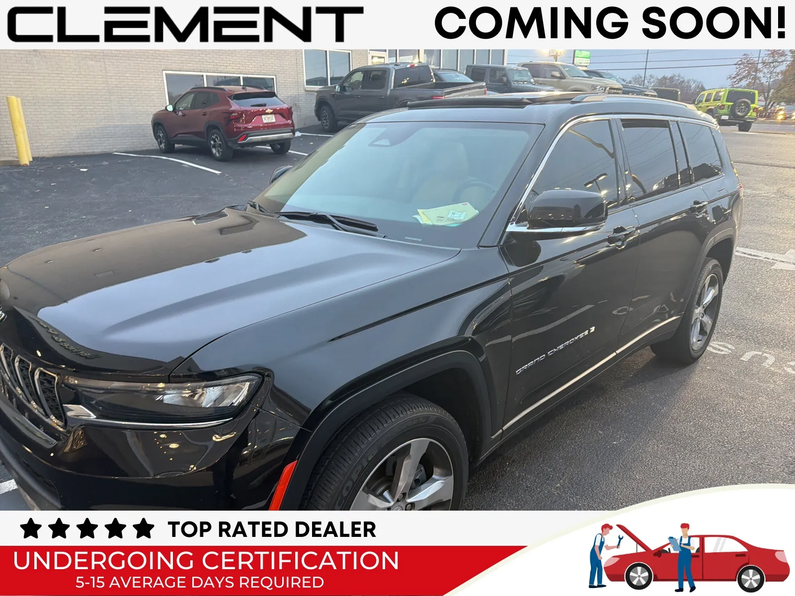 Black 2021 Jeep Grand Cherokee L Limited for sale in Florissant, MO