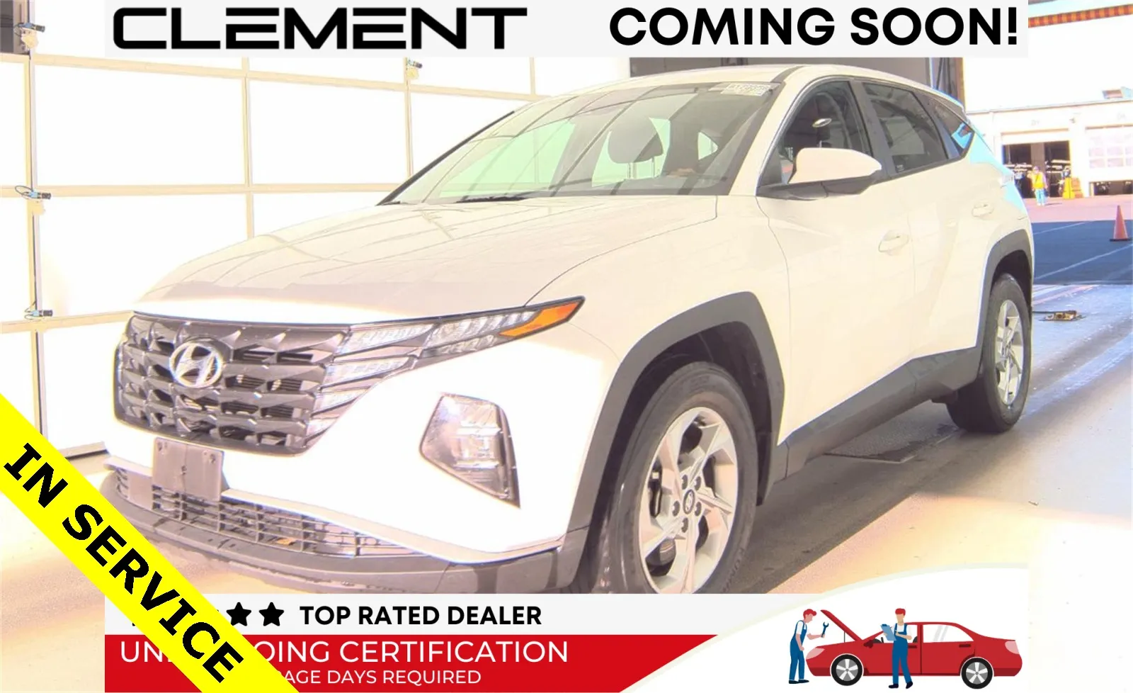 White 2023 Hyundai Tucson SE for sale in Florissant, MO