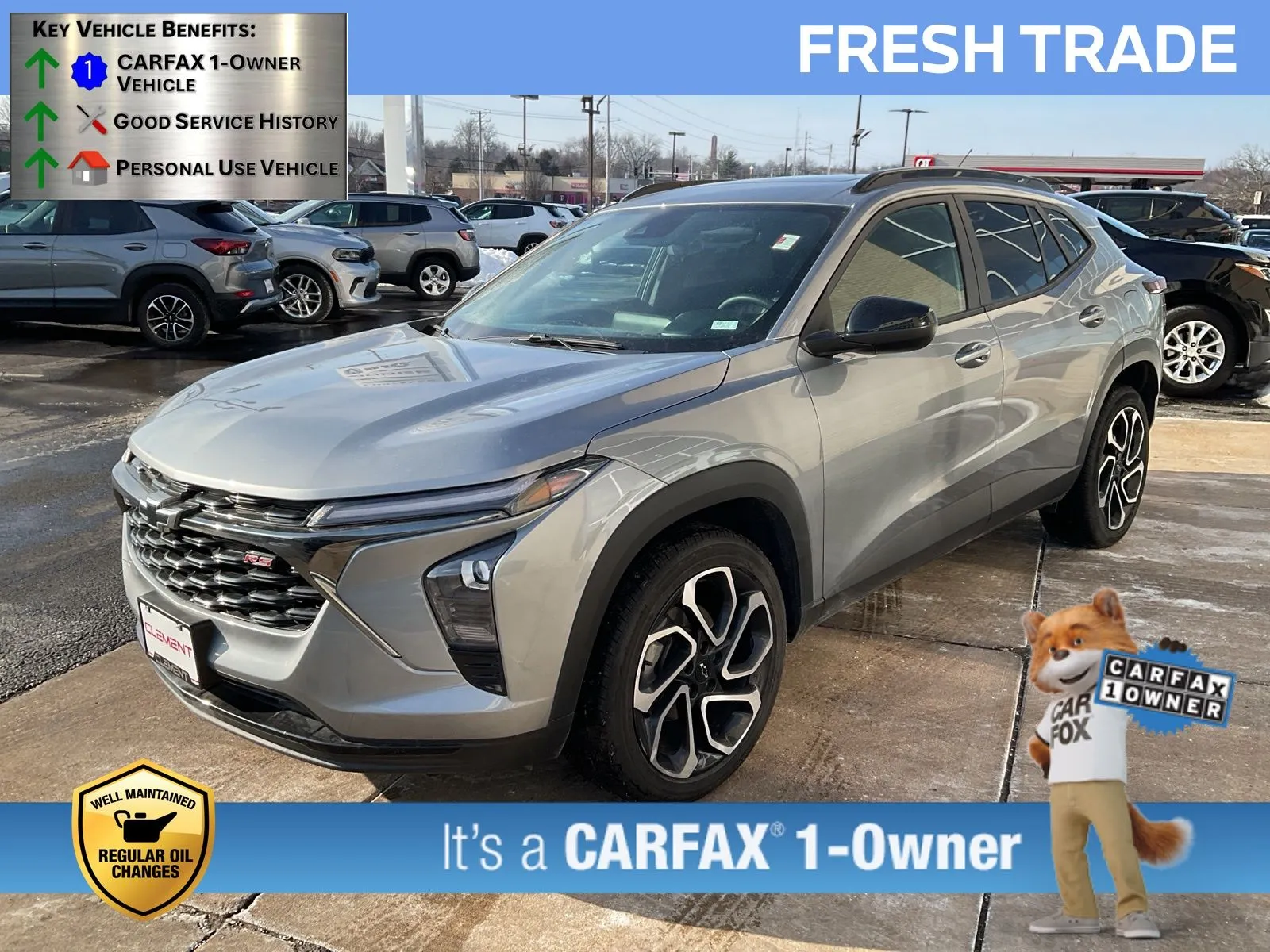 Gray 2025 Chevrolet Trax 2RS for sale in Florissant, MO