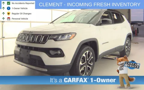 White 2022 Jeep Compass Limited for sale in Florissant, MO