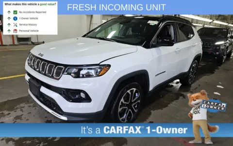 White 2022 Jeep Compass Limited for sale in Florissant, MO
