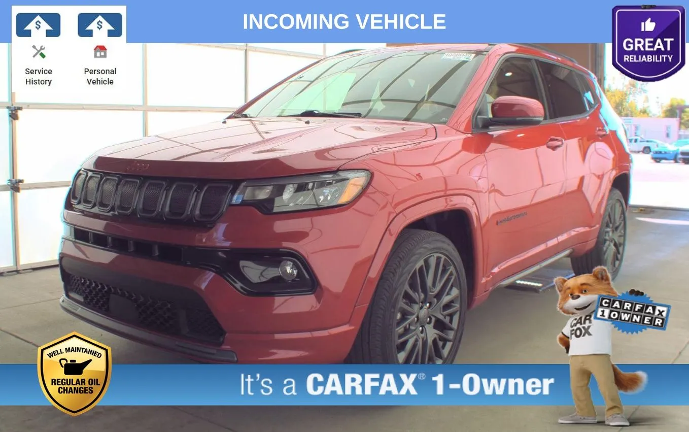 Red 2022 Jeep Compass Limited for sale in Florissant, MO