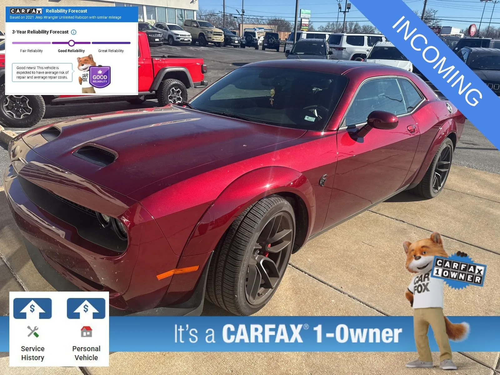 Red 2023 Dodge Challenger SRT Hellcat Widebody for sale in Florissant, MO
