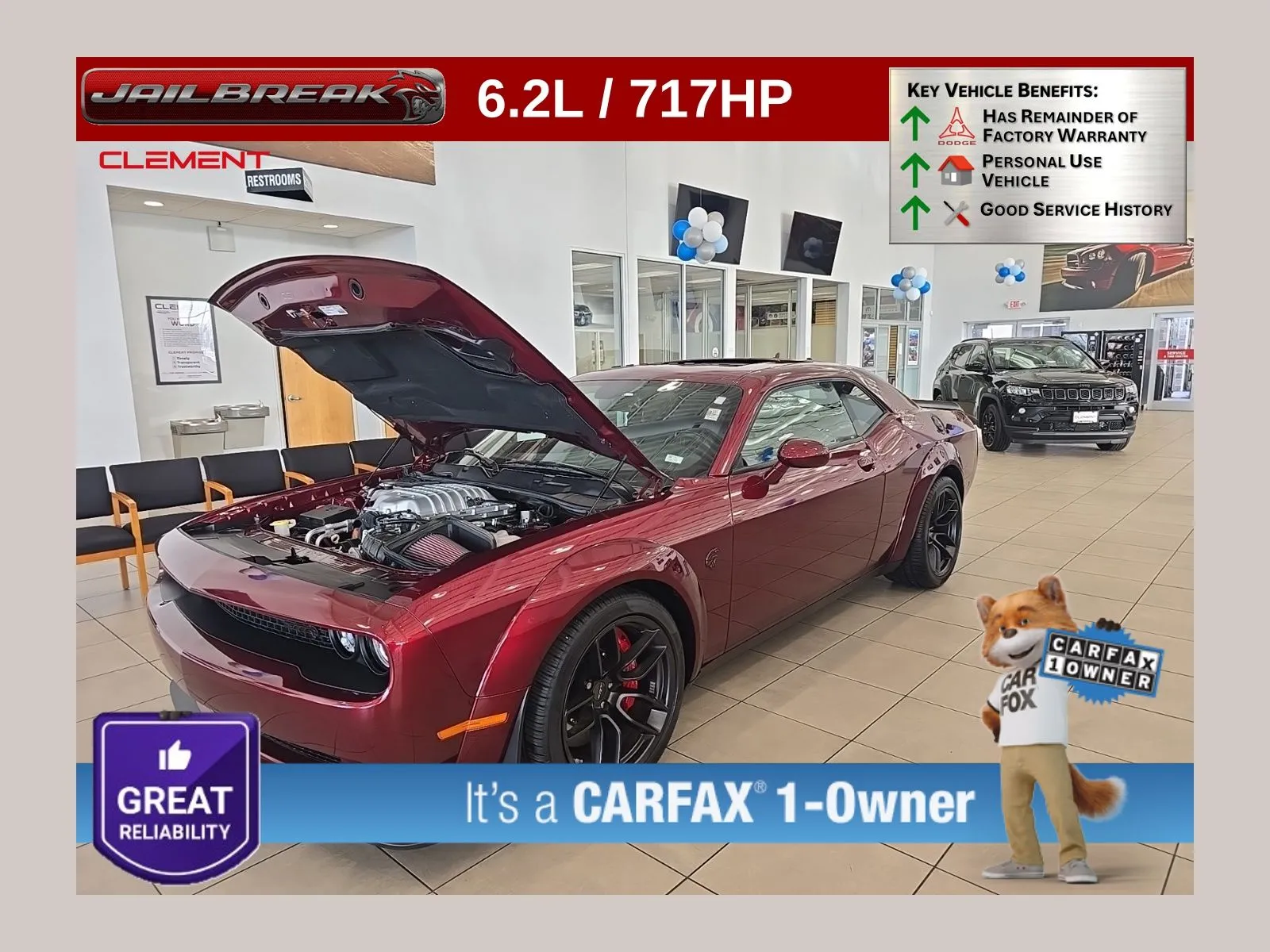 Red 2023 Dodge Challenger SRT Hellcat Widebody for sale in Florissant, MO