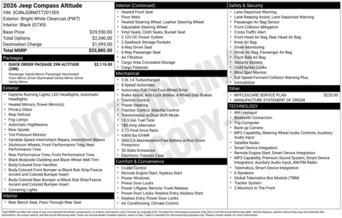 Photos of 2026 Jeep Compass Latitude for sale in Florissant, MO at Clement Chrysler Dodge Jeep Ram Florissant