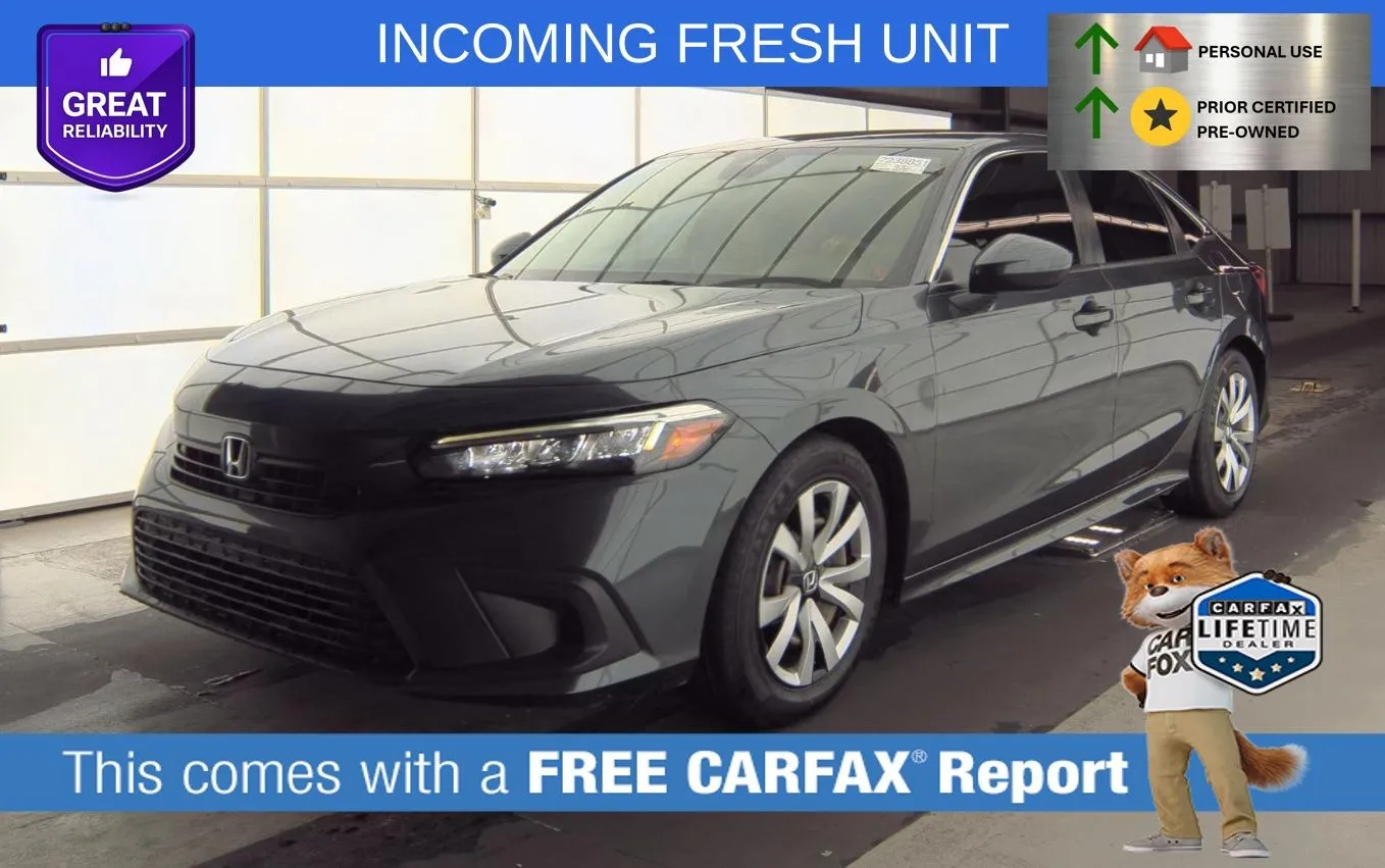 Black 2022 Honda Civic LX for sale in Florissant, MO