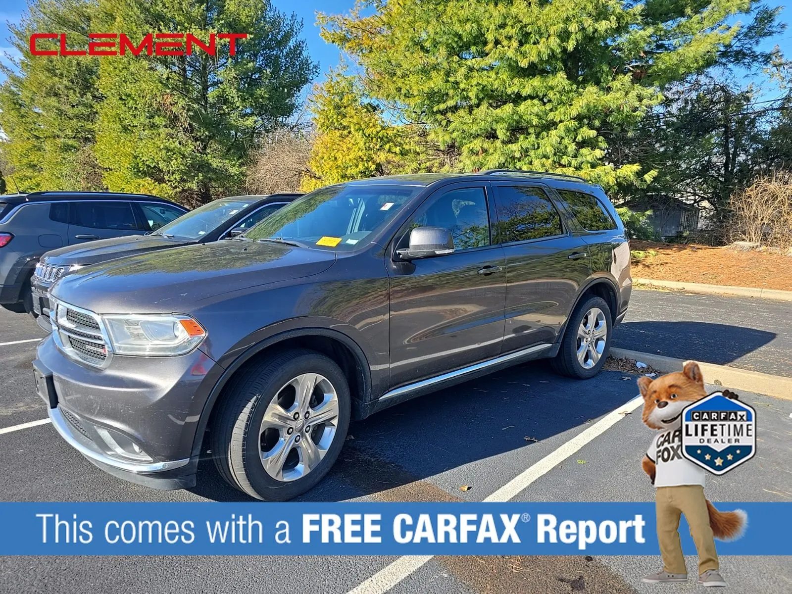 Gray 2015 Dodge Durango Limited for sale in Florissant, MO