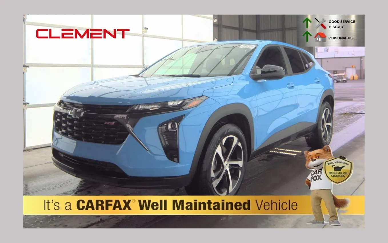 Blue 2024 Chevrolet Trax 1RS for sale in Florissant, MO