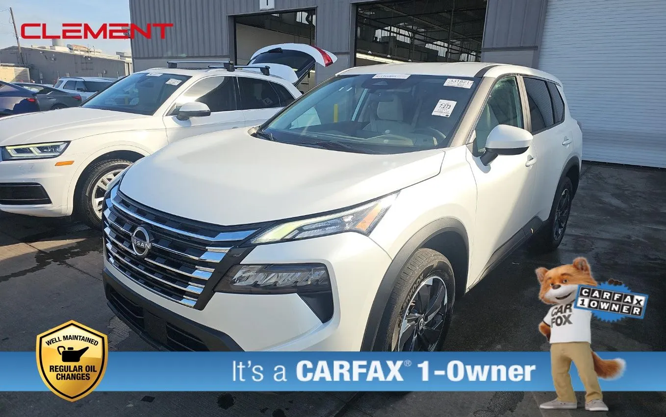 White 2024 Nissan Rogue SV for sale in Florissant, MO