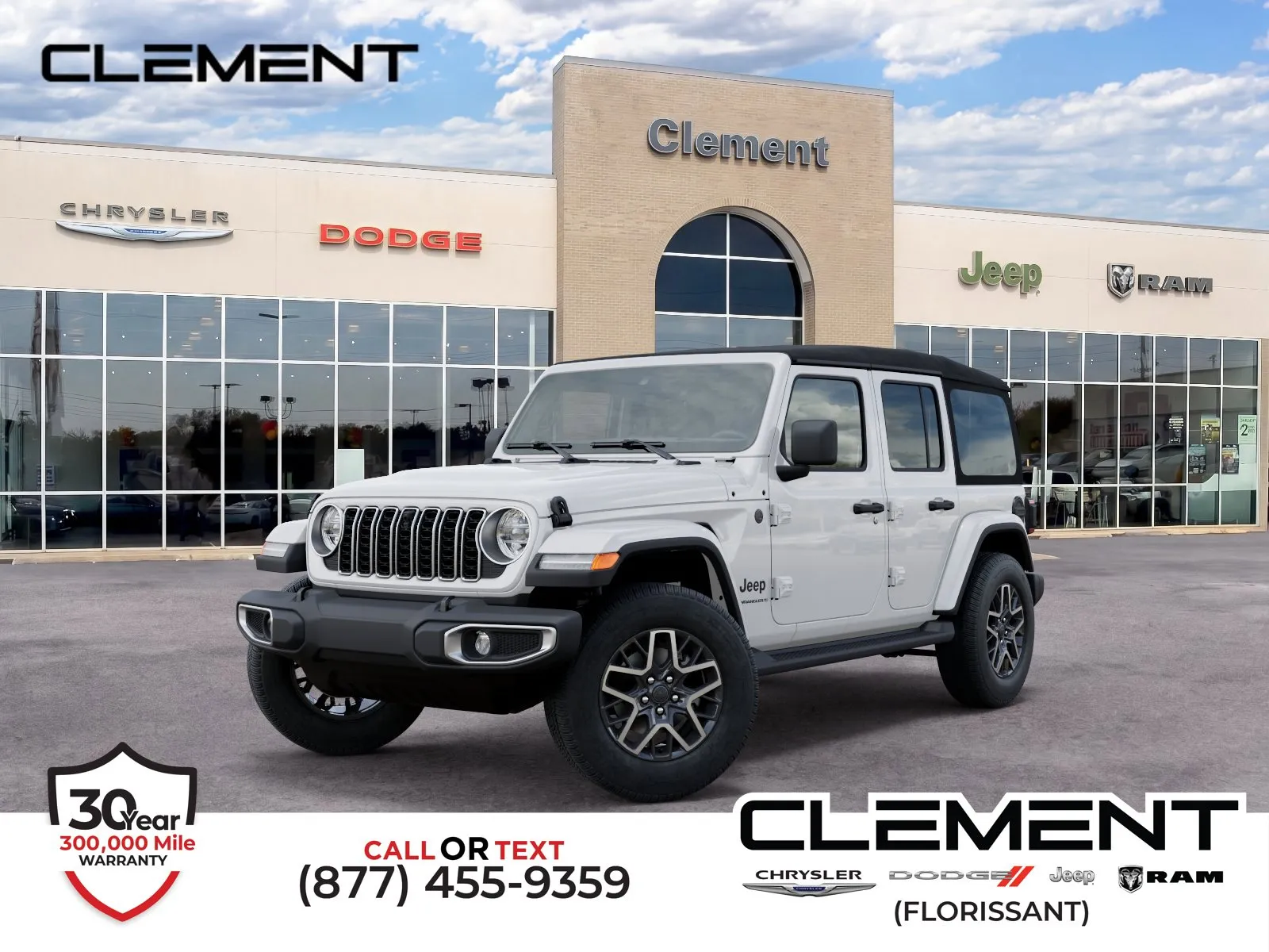 White 2026 Jeep Wrangler Sahara for sale in Florissant, MO