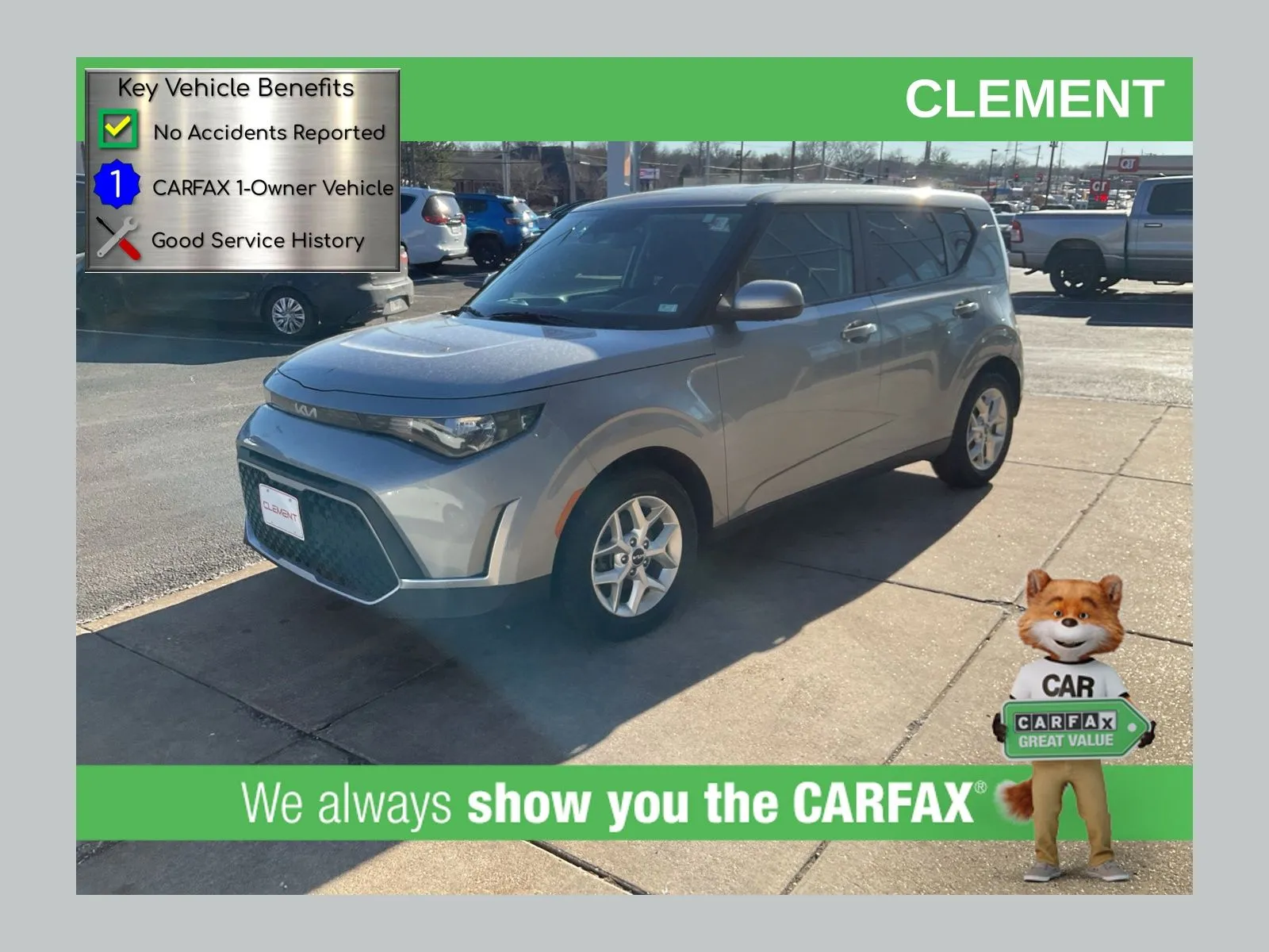 Gray 2023 Kia Soul LX for sale in Florissant, MO