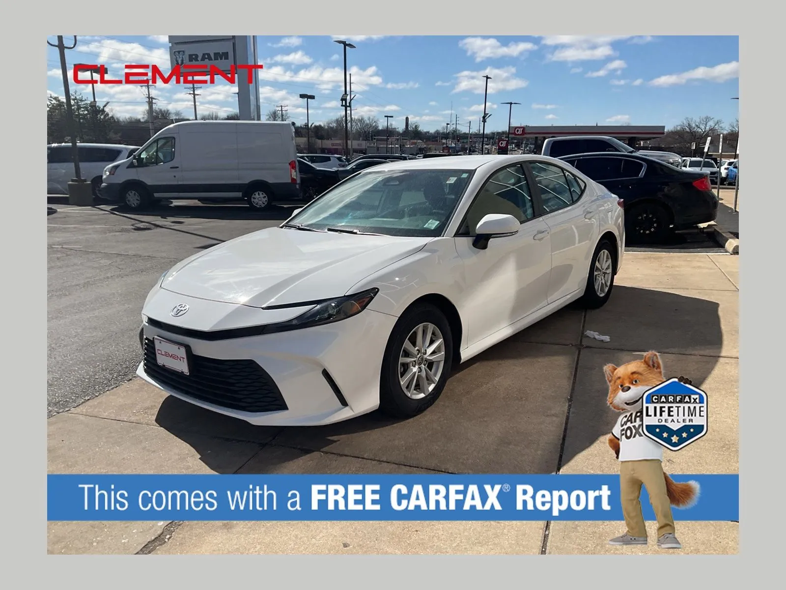 White 2025 Toyota Camry LE for sale in Florissant, MO