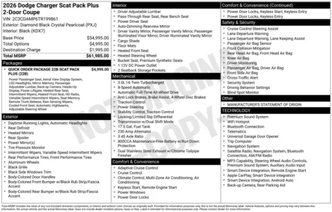 Photos of 2026 Dodge Charger Scat Pack Plus for sale in Florissant, MO at Clement Chrysler Dodge Jeep Ram Florissant