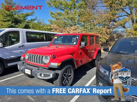Red 2025 Jeep Wrangler Sahara for sale in Florissant, MO