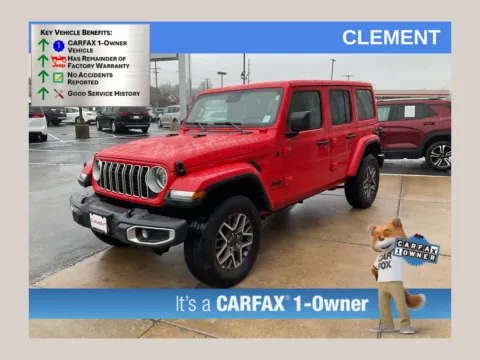 Red 2025 Jeep Wrangler Sahara for sale in Florissant, MO