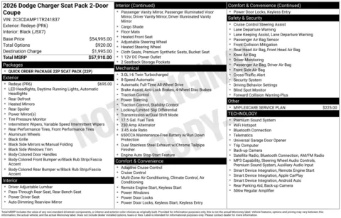 Photos of 2026 Dodge Charger Scat Pack for sale in Florissant, MO at Clement Chrysler Dodge Jeep Ram Florissant