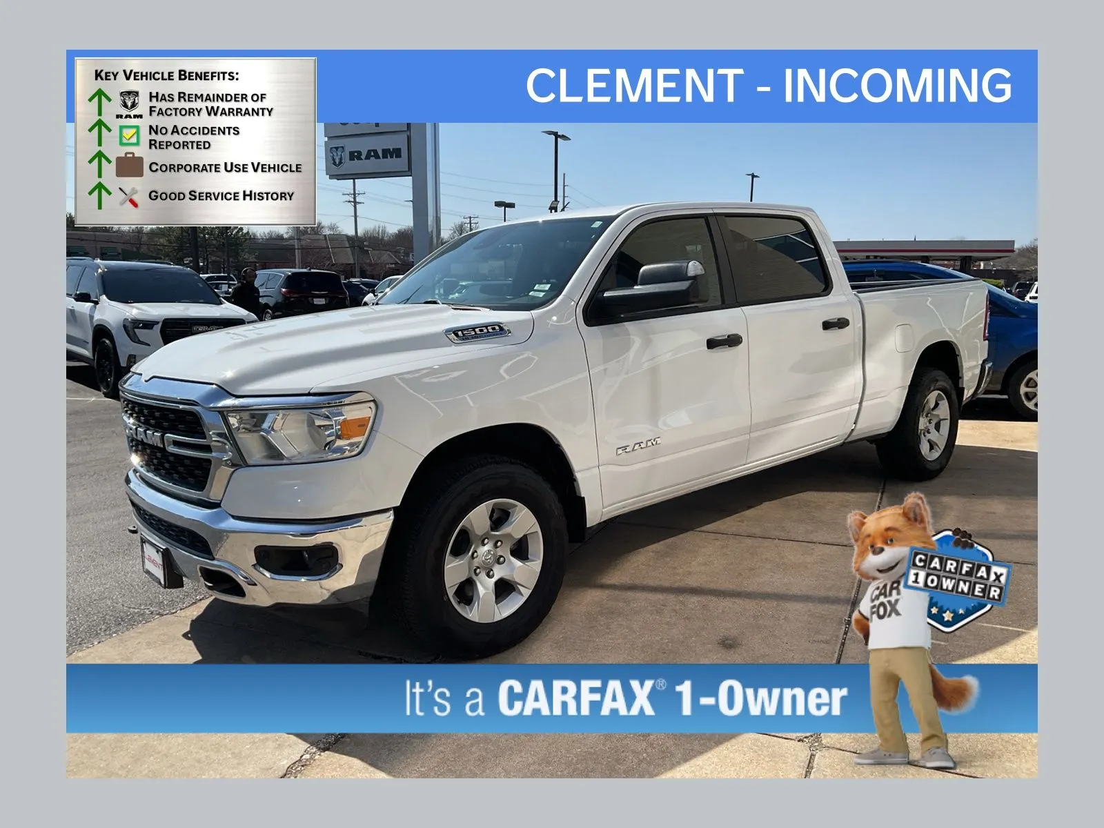 White 2024 Ram 1500 Big Horn/Lone Star for sale in Florissant, MO