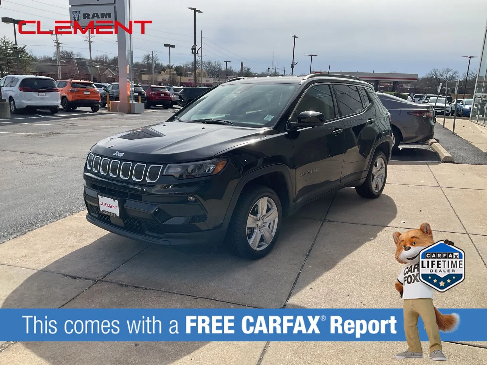 Black 2022 Jeep Compass Latitude for sale in Florissant, MO