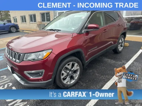 Red 2021 Jeep Compass Limited for sale in Florissant, MO