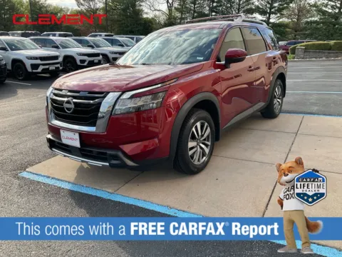 Red 2024 Nissan Pathfinder SL for sale in Florissant, MO