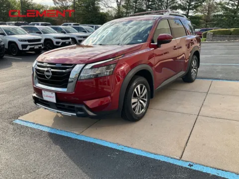 Red 2024 Nissan Pathfinder SL for sale in Florissant, MO