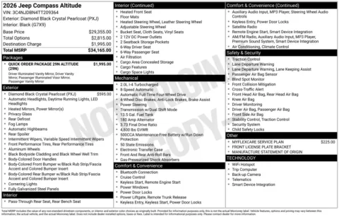 Photos of 2026 Jeep Compass Latitude for sale in Florissant, MO at Clement Chrysler Dodge Jeep Ram Florissant