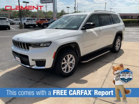 White 2022 Jeep Grand Cherokee L Limited for sale in Florissant, MO