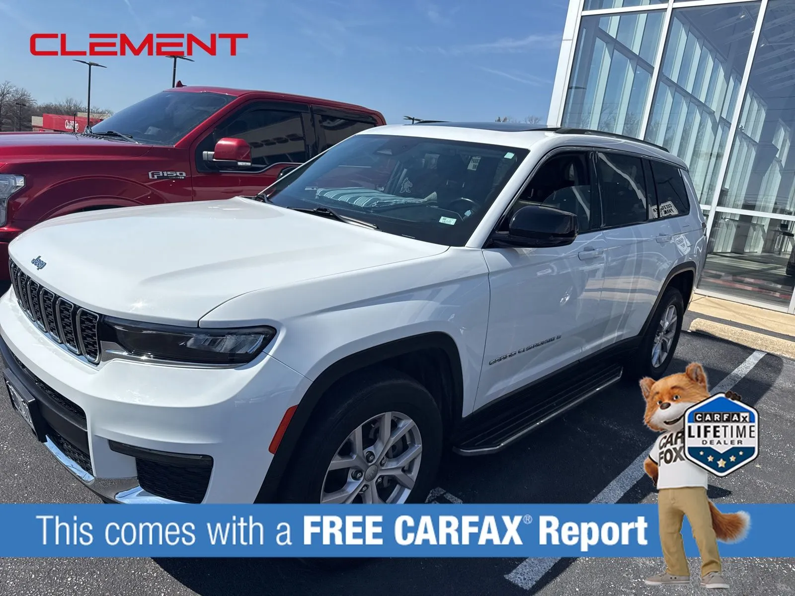 White 2022 Jeep Grand Cherokee L Limited for sale in Florissant, MO
