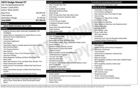 Photos of 2025 Dodge Hornet GT for sale in Florissant, MO at Clement Chrysler Dodge Jeep Ram Florissant