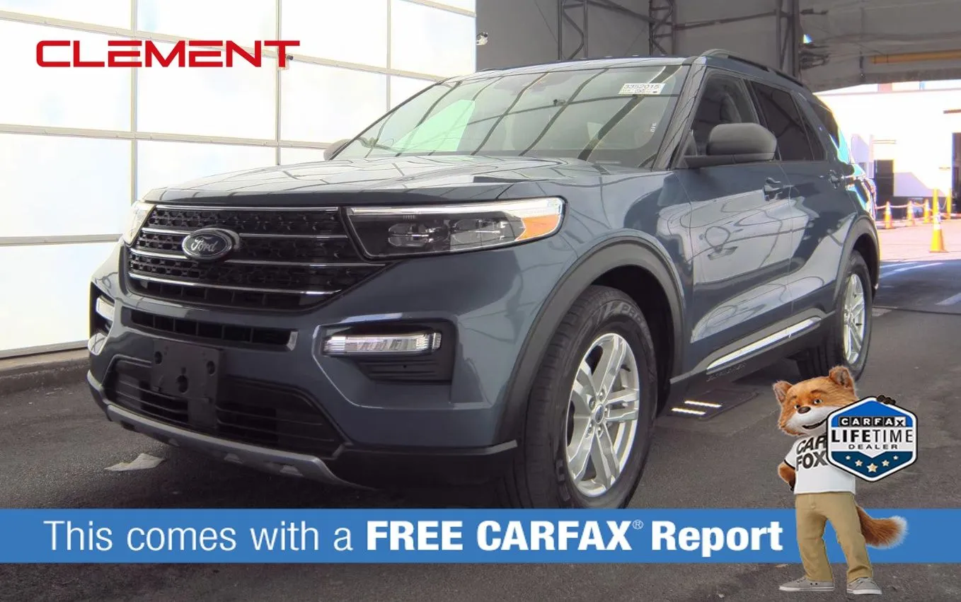 Blue 2021 Ford Explorer XLT for sale in Florissant, MO