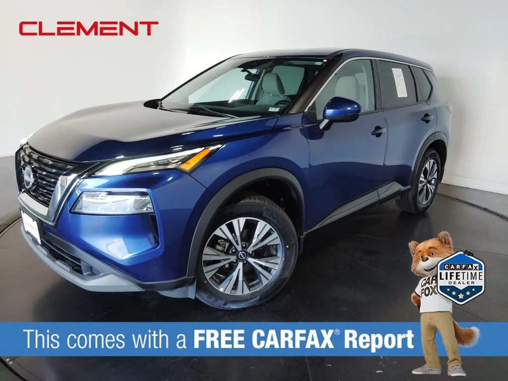 Blue 2022 Nissan Rogue SV for sale in Florissant, MO