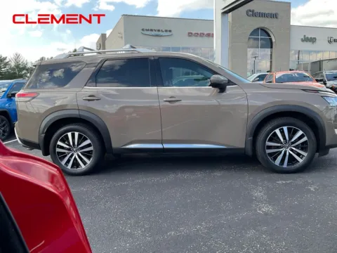 Another view of 2023 Nissan Pathfinder Platinum for sale in Florissant, MO at Clement Chrysler Dodge Jeep Ram Florissant