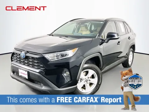 Black 2021 Toyota RAV4 Hybrid XLE for sale in Florissant, MO