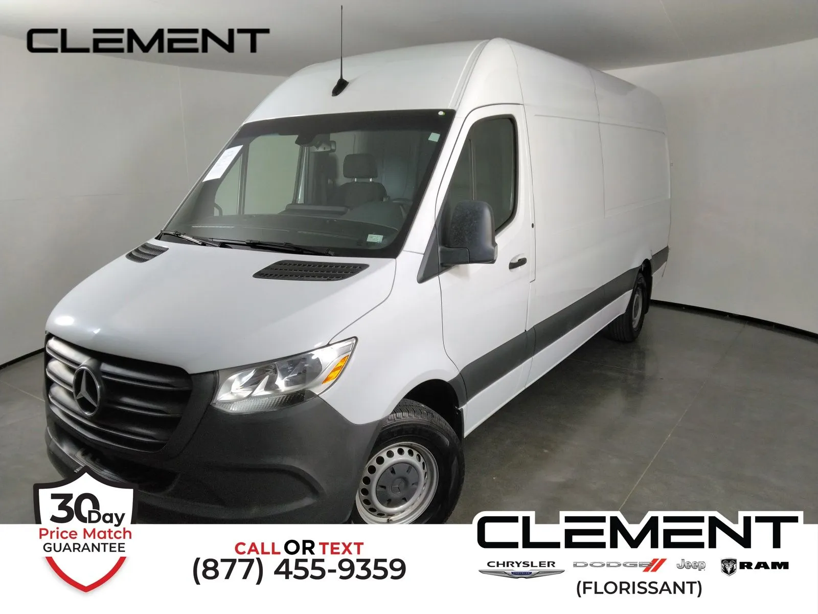 White 2023 Mercedes-Benz Sprinter 2500 Cargo 170 WB for sale in Florissant, MO